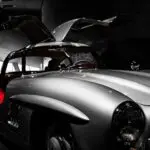 selective color photo of car